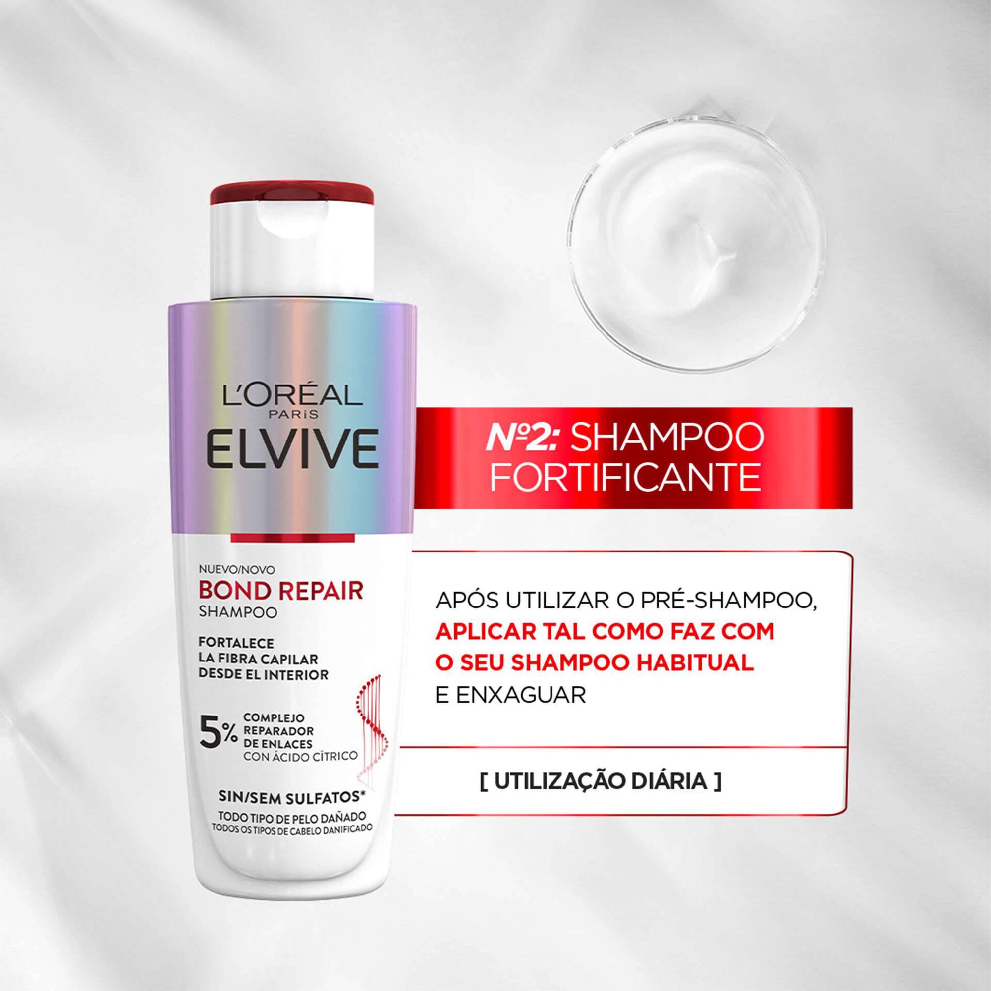 Champô Elvive Premium Bond Repair Elvive L'Oréal Paris Continente